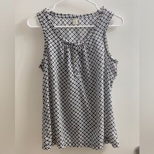 Old Navy Sleeveless Geometric Print Top Size M